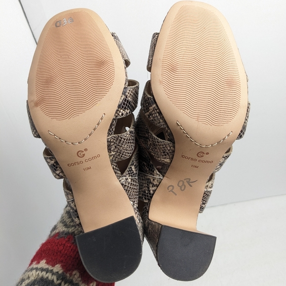 Corso Como leather heeled sandals - Picture 12 of 16